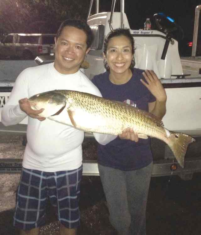 James Raz & Betsy Lozano Arroyo City34.5&quot; first bull red!