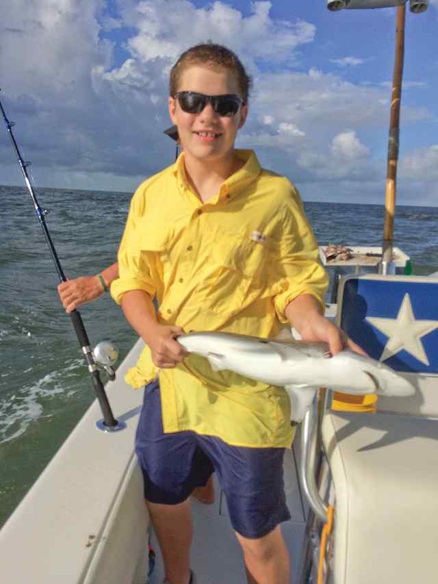 Barclay Briggs first blacktip! CPR
