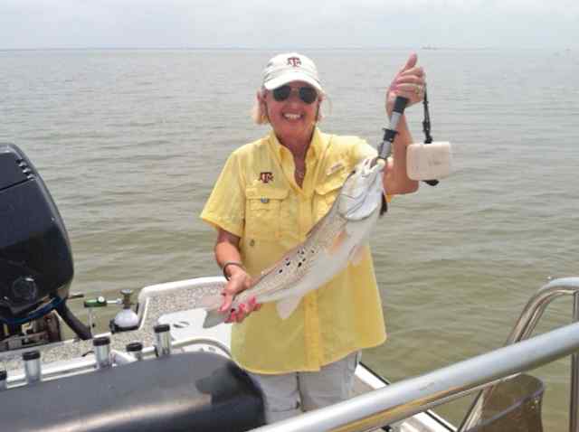 Kay Purifoy Trinity Bay25&quot; first red!