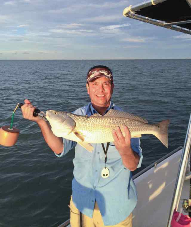 Cayetano Silva III Estes Bay27&quot; personal best redfish!