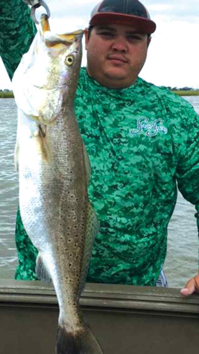Corey Davis East Matagorda Bay25&quot; trout CPR