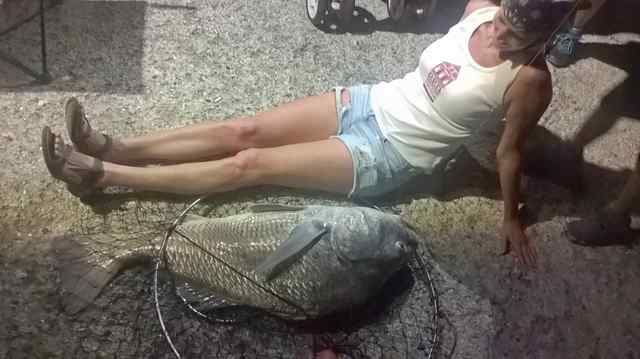 Larry Filip Jennifer Filip sits beside the biggest catch of her father's life. Congratulations Larry!