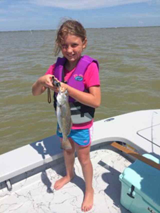 Haley Holmes Port O'Connor15&quot; trout