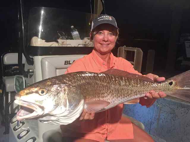 Sara Clark Baffin Bay - 27" redfish