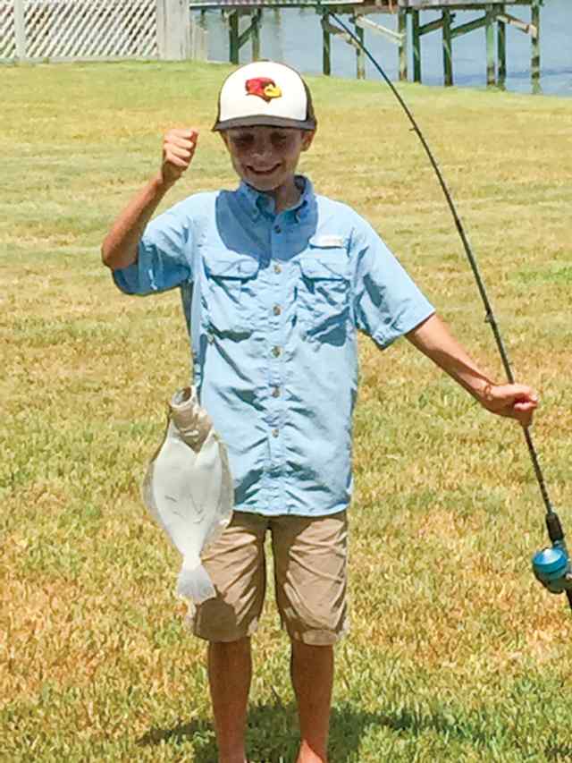 Ardon Lewis Copano Bay - first flounder!