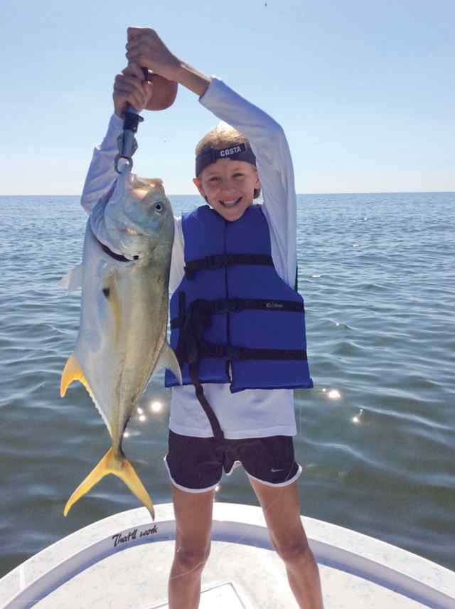 Bailey Smith Matagorda surf - jack crevalle