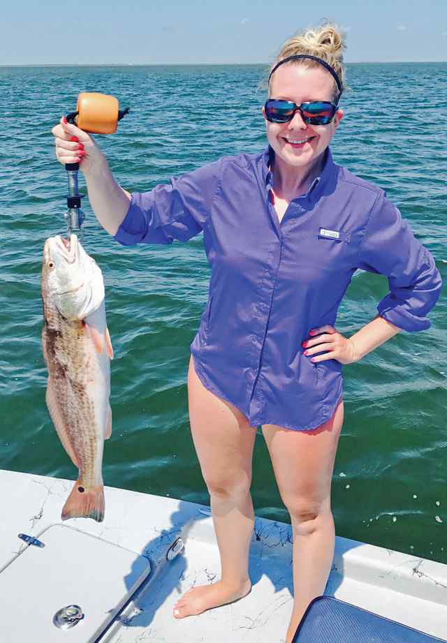 Darlene Hanson Baffin Bay - 26.75" first redfish!