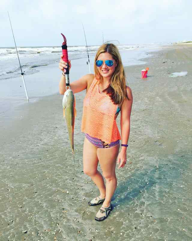 Megan Vrana Crystal Beach - 24" redfish