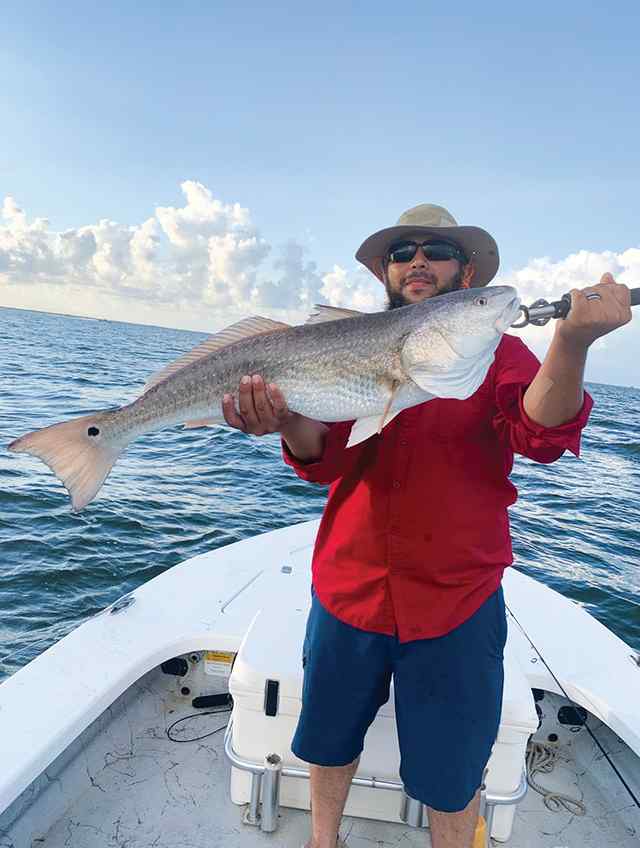 Gabe Bejeran 33" personal best red! Caught on an artificial