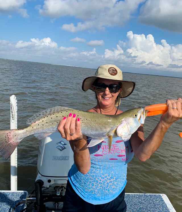 Nancy Woods East Matagorda Bay - 28.5" trout