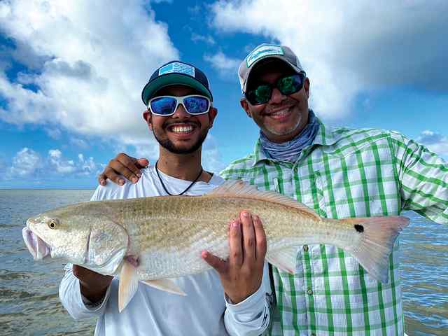 Garret Bonnerjee East Matagorda - redfish, caught with Dad on Father's Day