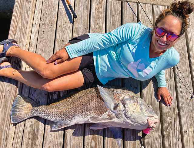 Crystal Brice Galveston - personal best fish!