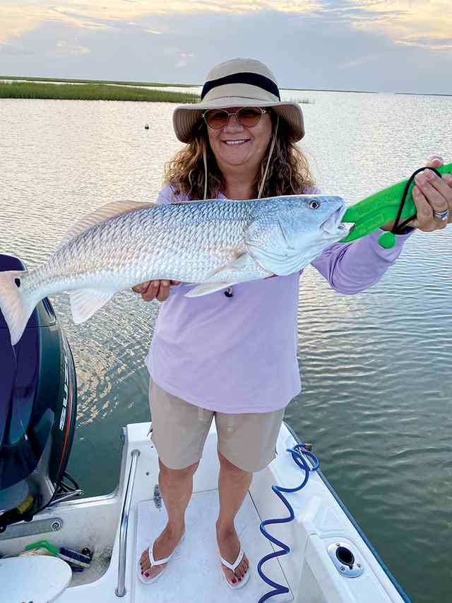 Martha Christison East Galveston Bay - redfish CPR
