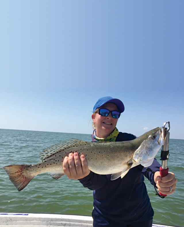 Hanna Ellis Galveston East Bay - 27" trout