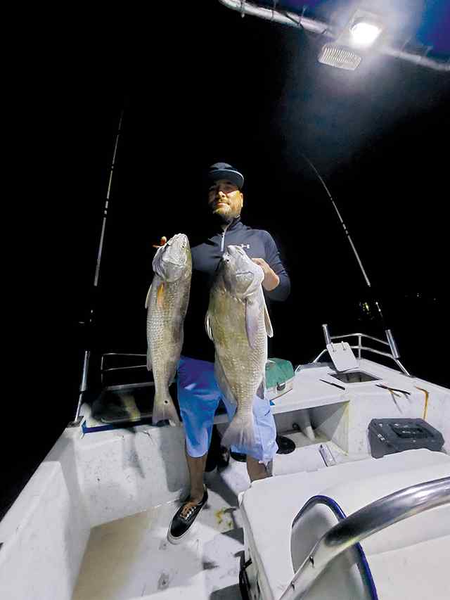 Frank Garza Port Mansfield - 29" redfish & 29" black drum
