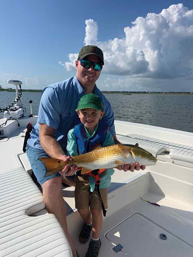 Braiden Arthur Moses Lake - first redfish!