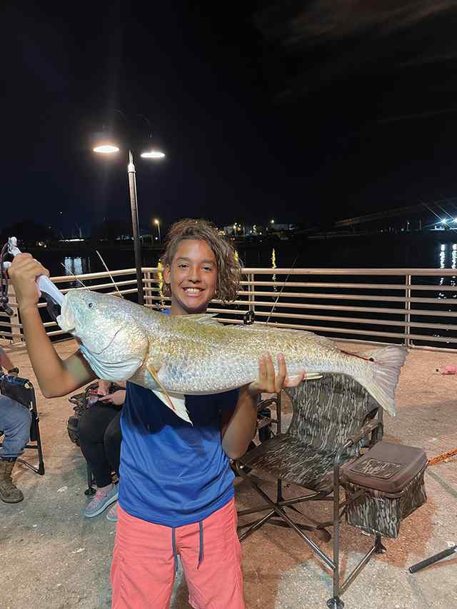 Miles Gongora Walter Umphrey State Park (Port Arthur) - 34" bull red CPR