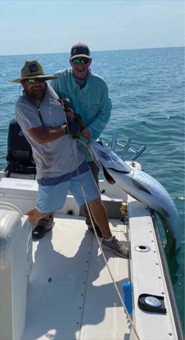 Kent Turner & Jamie Pinter POC offshore - 120 lb tarpon CPR