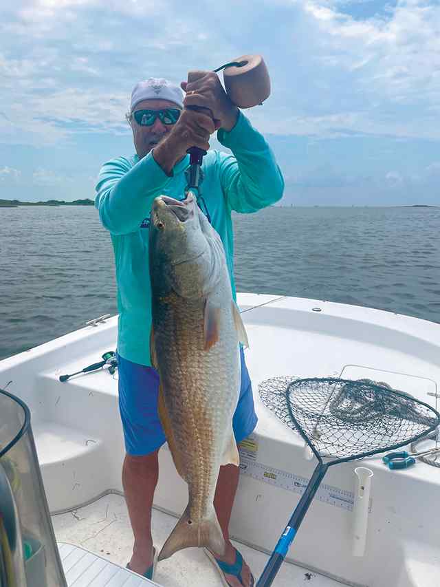 Jim York ICW - 40" redfish CPR, caught on piggy perch