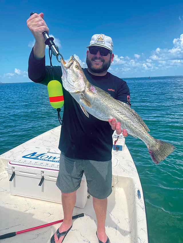Austin "Dink" Coan Port O'Connor jetties - 27" trout