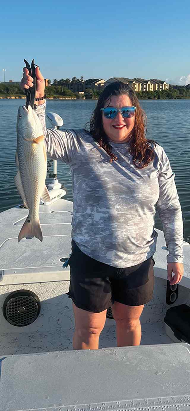 Thelma Escamilla Oso Bay - 22" redfish