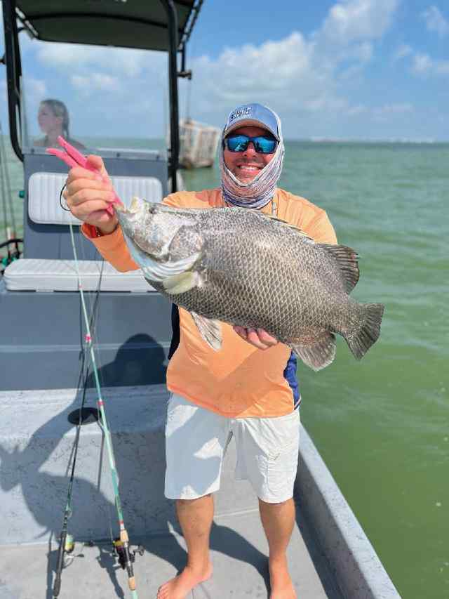 Jacob Esquivel Corpus Christi Bay - 24" 12 lb tripletail