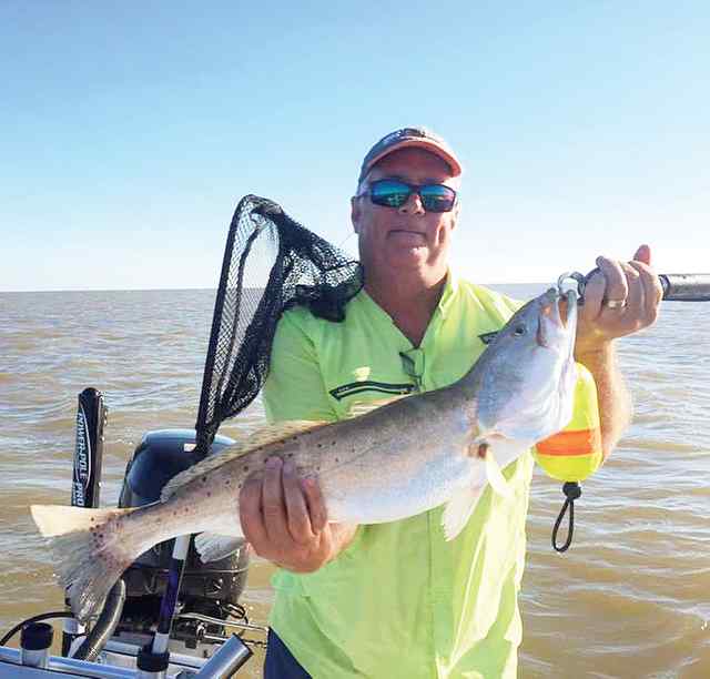 Judson Hall Bayou Vista, Galveston Bay - 29" trout