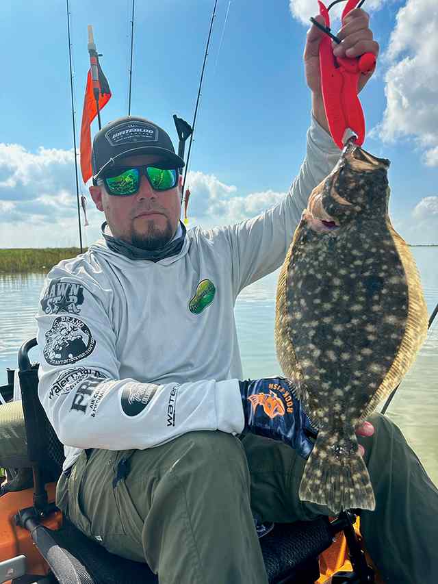 Orlando Sauceda Saint Charles Bay - 18.5" flounder