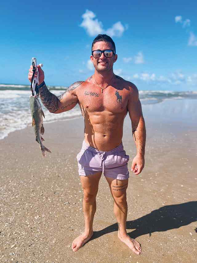 Rambo White Matagorda Beach - first fish!