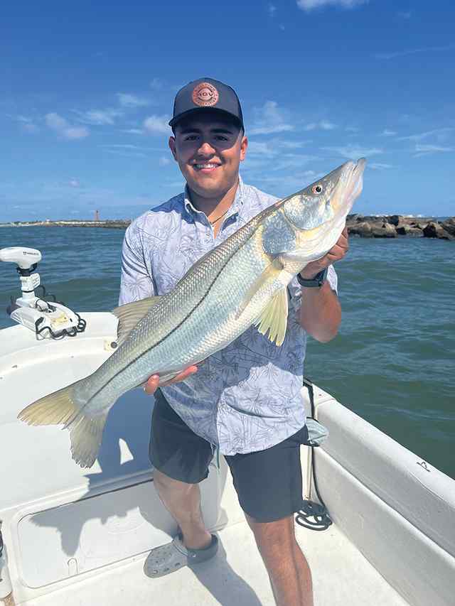 Ozzy Rodriguez 43" personal best snook! CPR