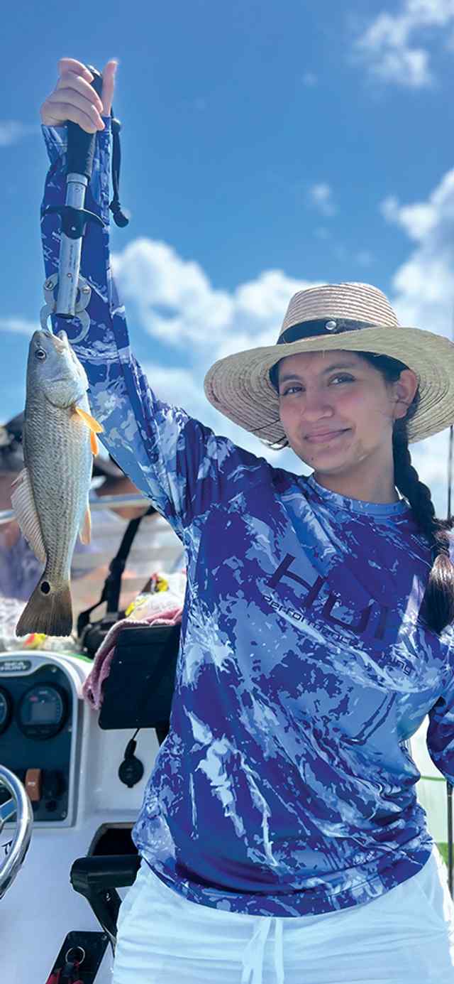 Jackie Rainwater Galveston South Jetty - first redfish!