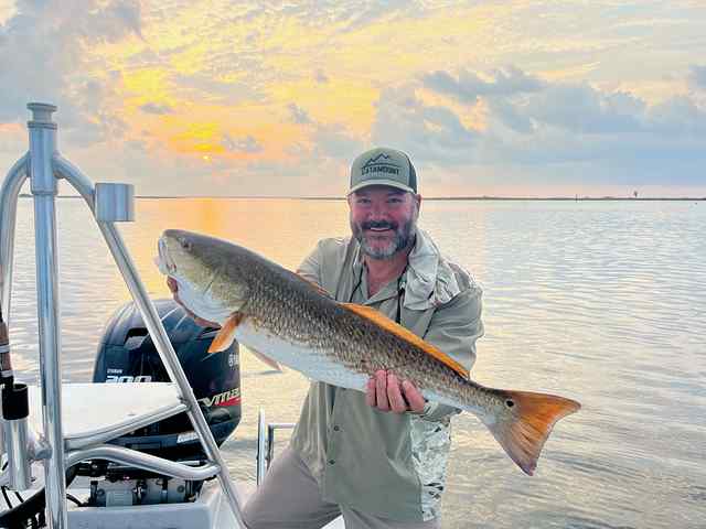Alan Wheatley Laguna Madre - 32" redfish, caught on live shrimp