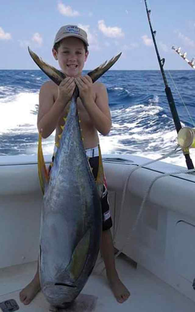 Foley Bunk South Padre Island 57 lb yellow fin