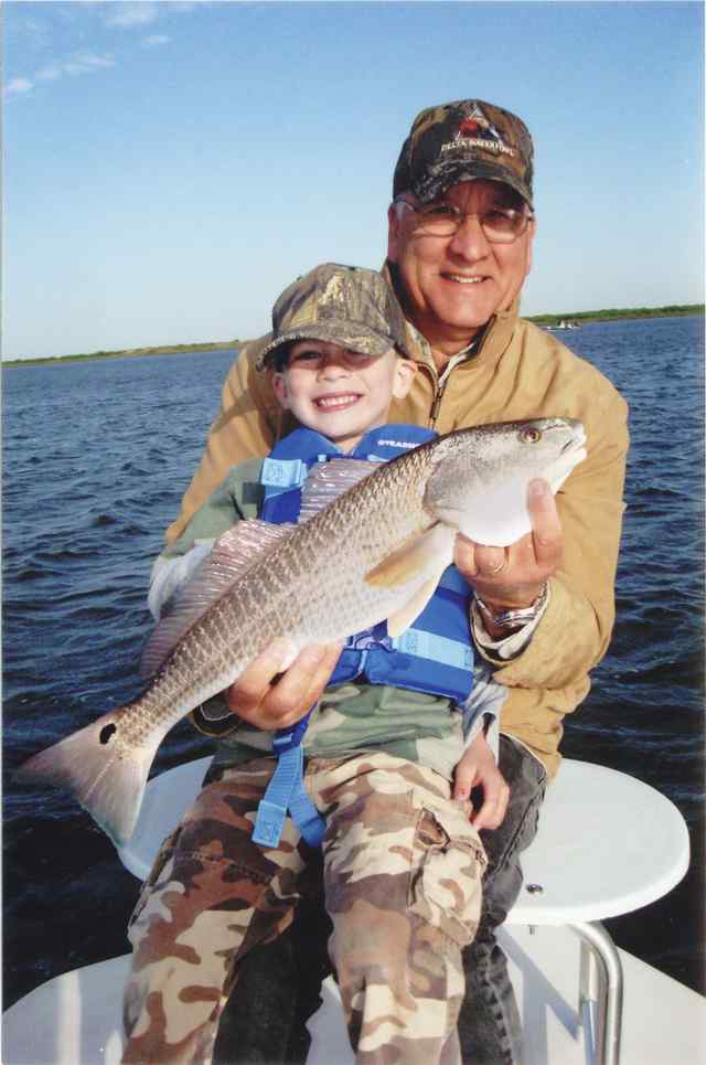 Beau Henry and Papa Shoalwater Bayslot red