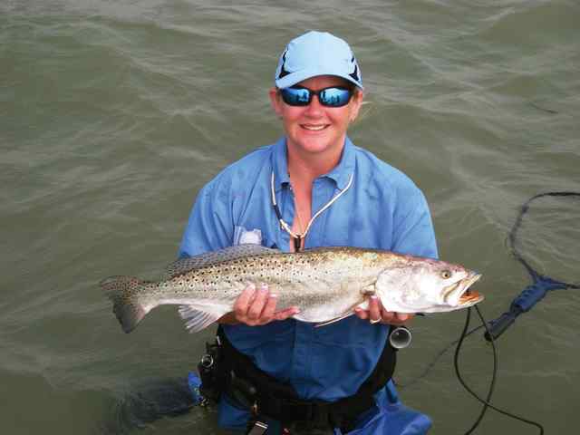 Diana Aucoin 30&quot; trout, personal best!