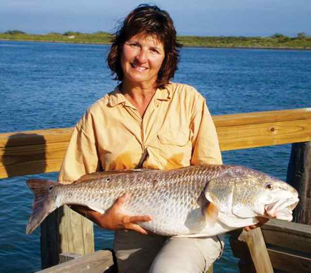 Debbie Fougerat Port O'Connor37&quot; redfish