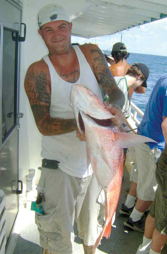 Michale Neisig Federal Waters47&quot; red snapper