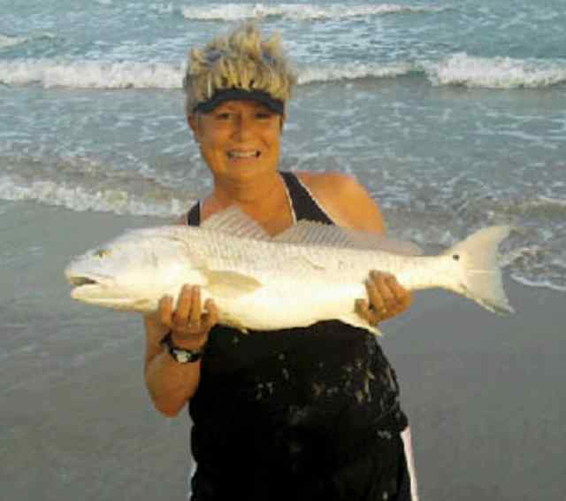 Debi Screnci San Luis Pass33&quot; redfish CPR