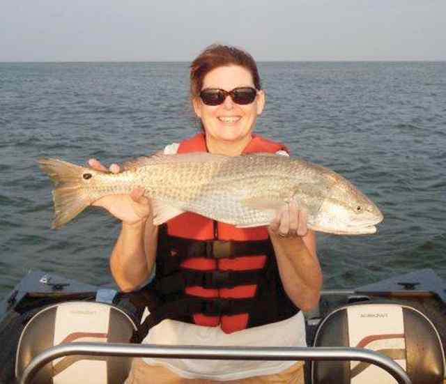 Brenda Denson Sabine Jetties26&quot; redfish
