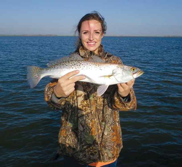 Elissa Rife Laguna Madre22&quot; trout