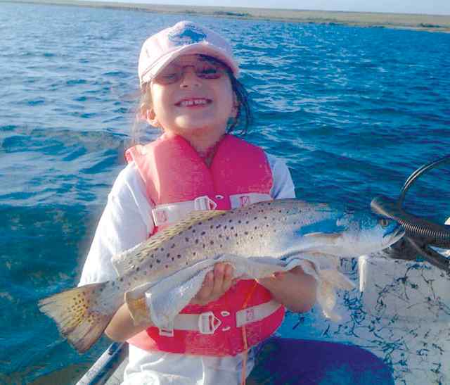 Elizabeth Rodriguez 21&quot; personal best trout! CPR