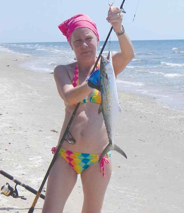 Sue Geraldi Boliver surf22&quot; Spanish mackerel