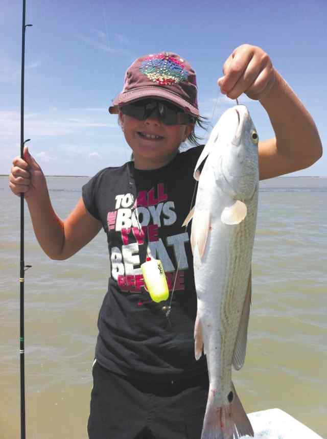 Taylor Glass Rockportfirst redfish!