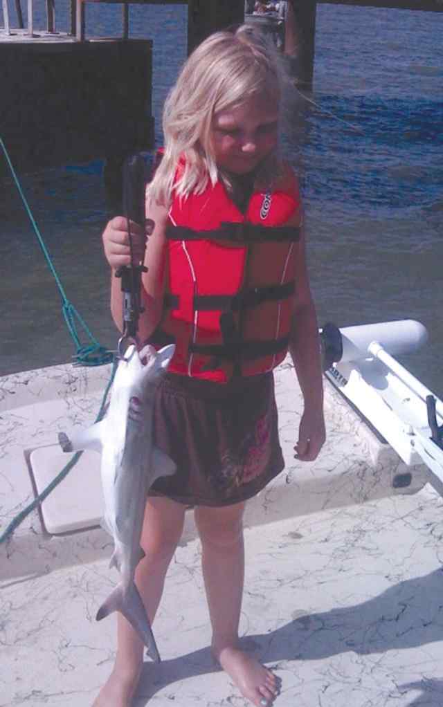 Taylor Thurmond Palaciosfirst shark!