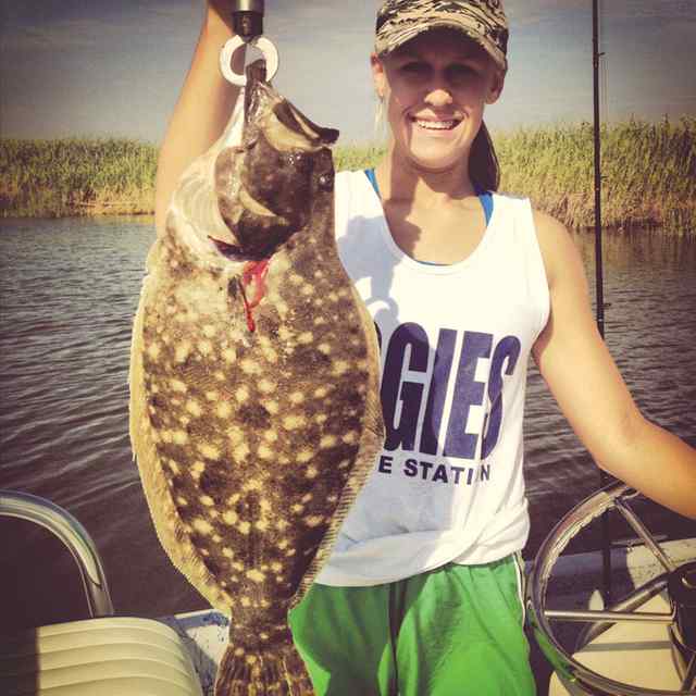 Sarah Herrington Trinity Bay25&quot; flounder