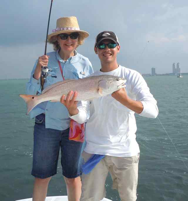 Meg Reese South Padrefirst redfish!