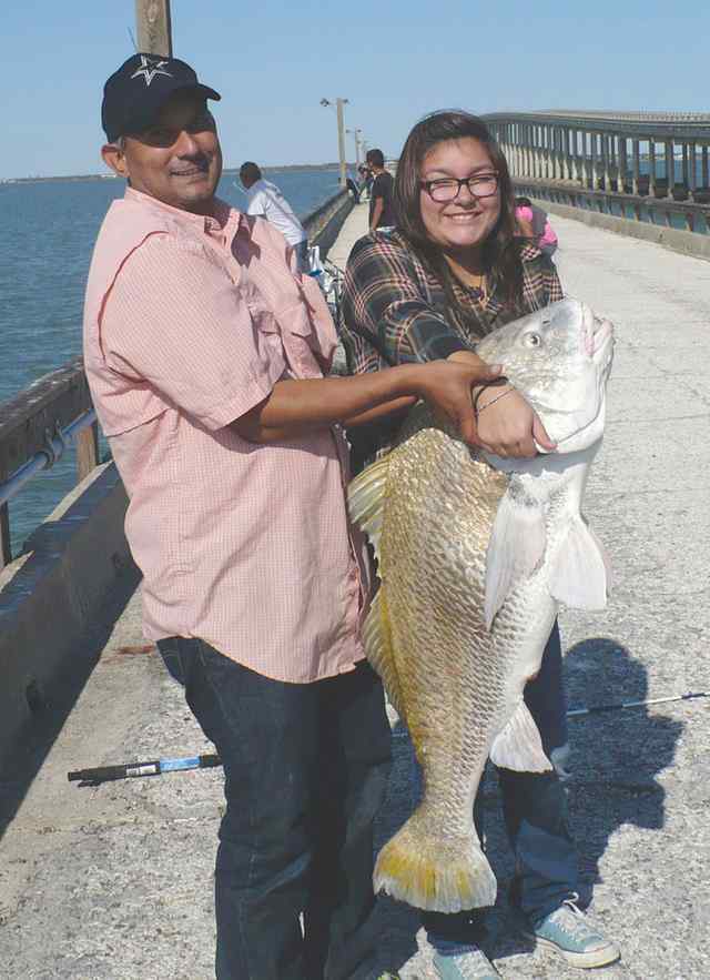 Zophia Salazar Copano Bay42.5&quot; first black drum!