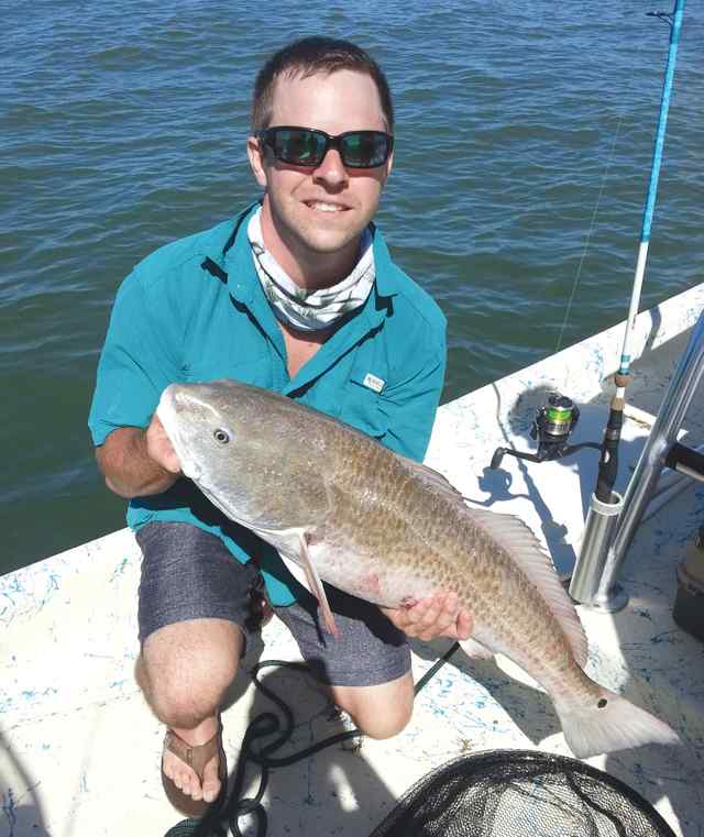 Steven Castleberry Matagorda Bay33&quot; red drum