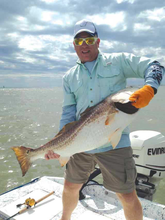 Joshua Fregeau Port O'Connor jetties42&quot; redfish
