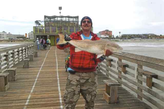 Danny Messa 61st St. Pier Galveston36&quot; personal best redfish